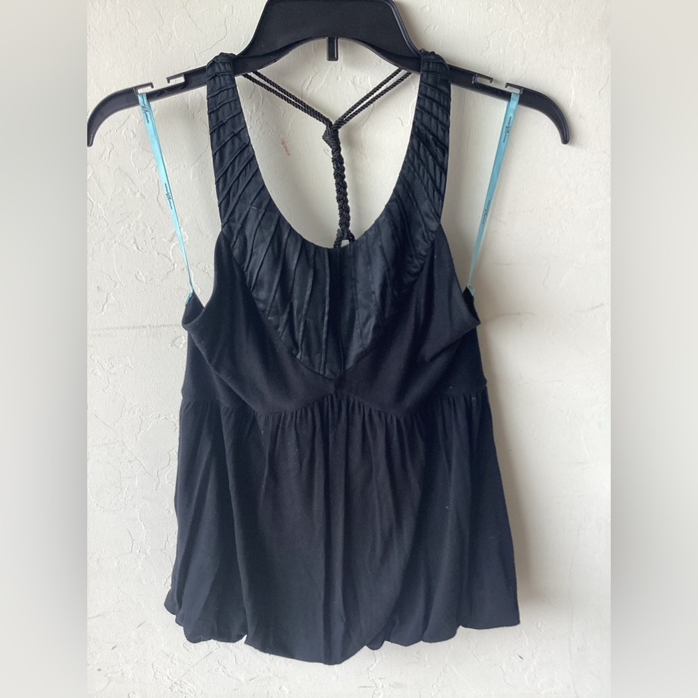 Marciano Black Textured Tank Top